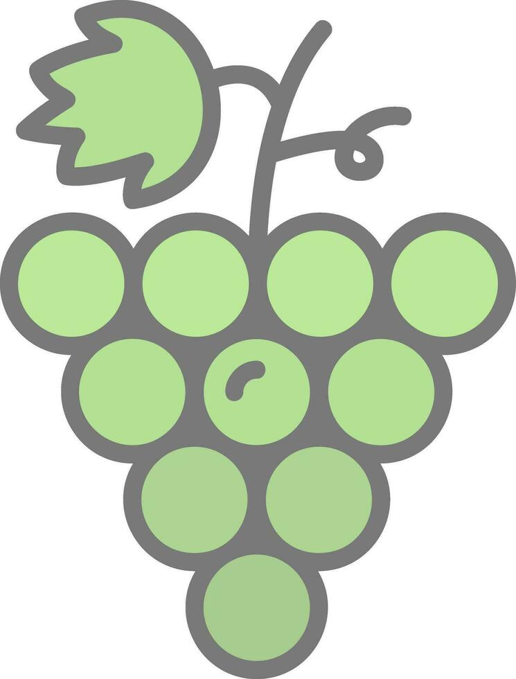 Grapes Vector Icon Design