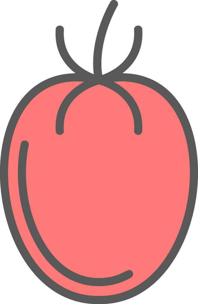 Tomato Vector Icon Design