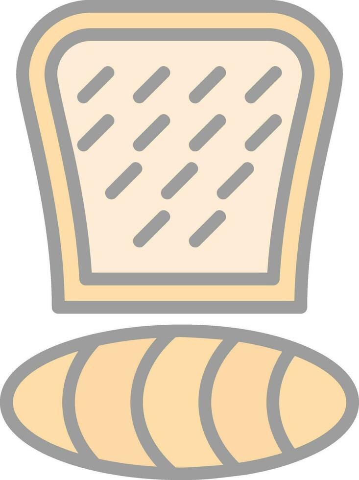 Bread Vector Icon Design