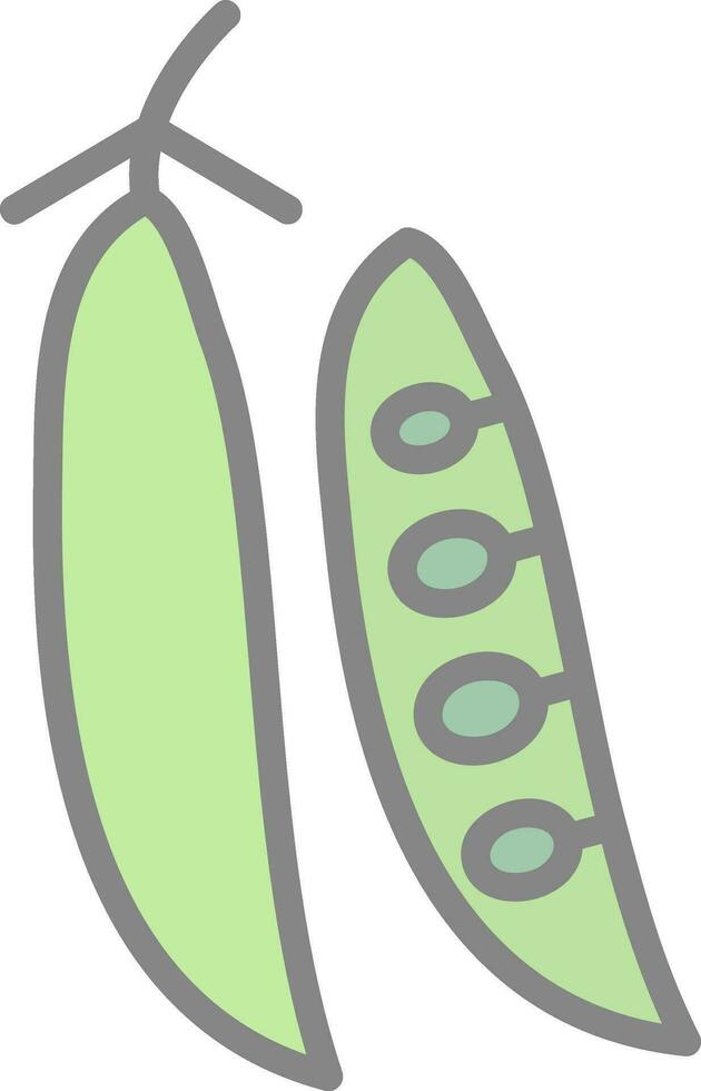 Peas Vector Icon Design