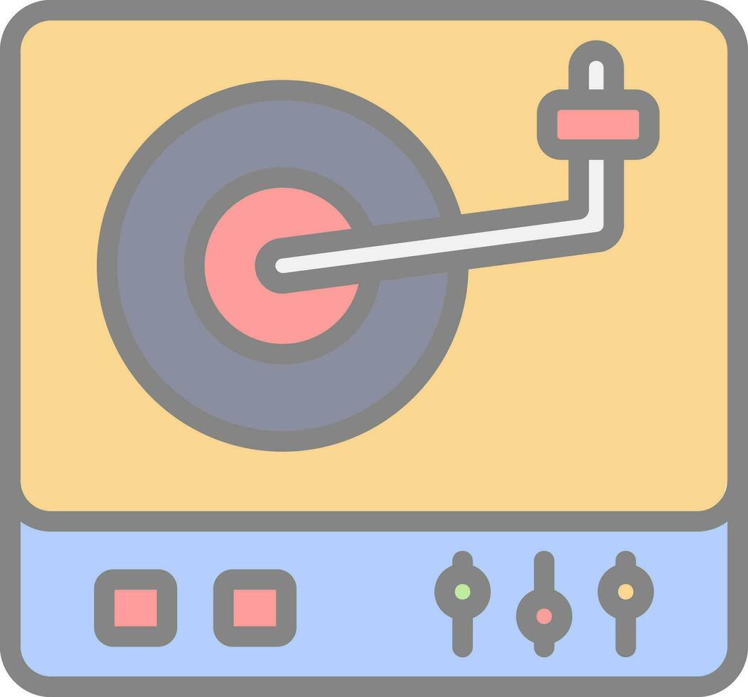 Phonograph  Vector Icon Design