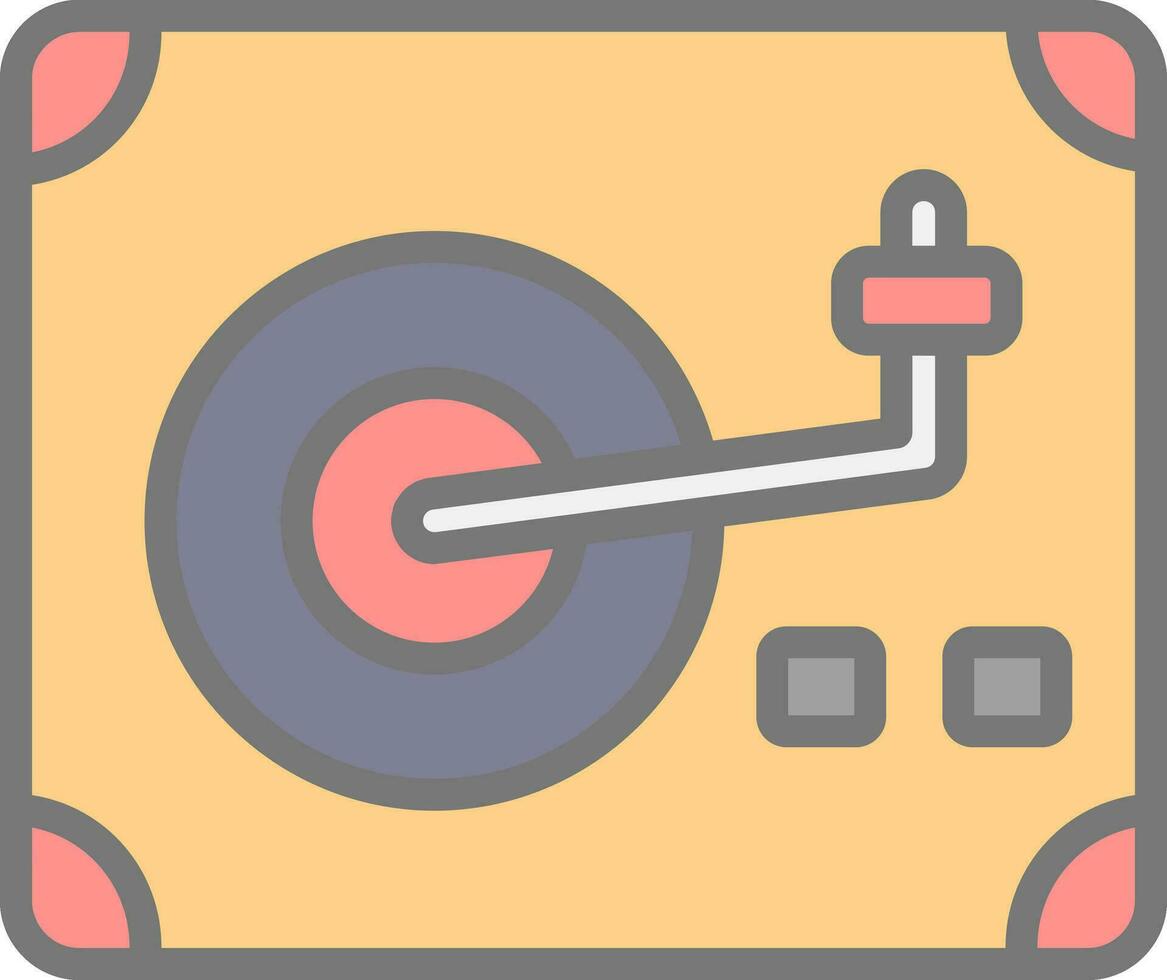 Turntable  Vector Icon Design