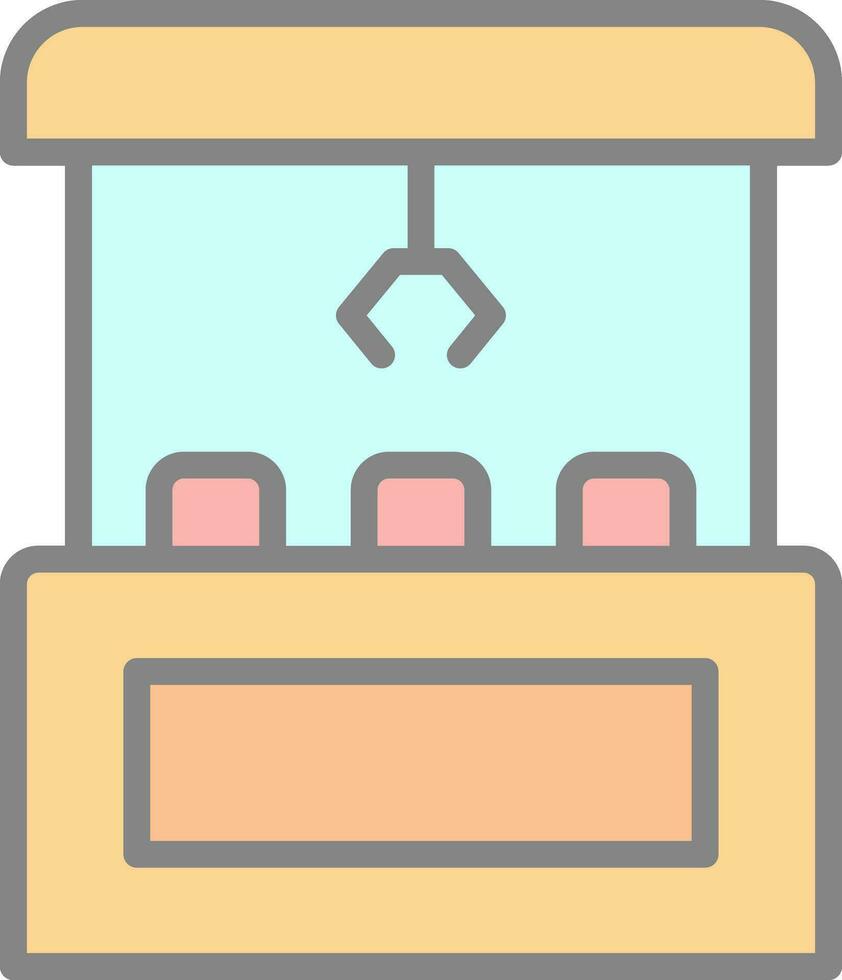Claw Machine  Vector Icon Design