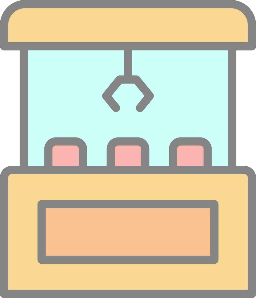 Claw Machine  Vector Icon Design