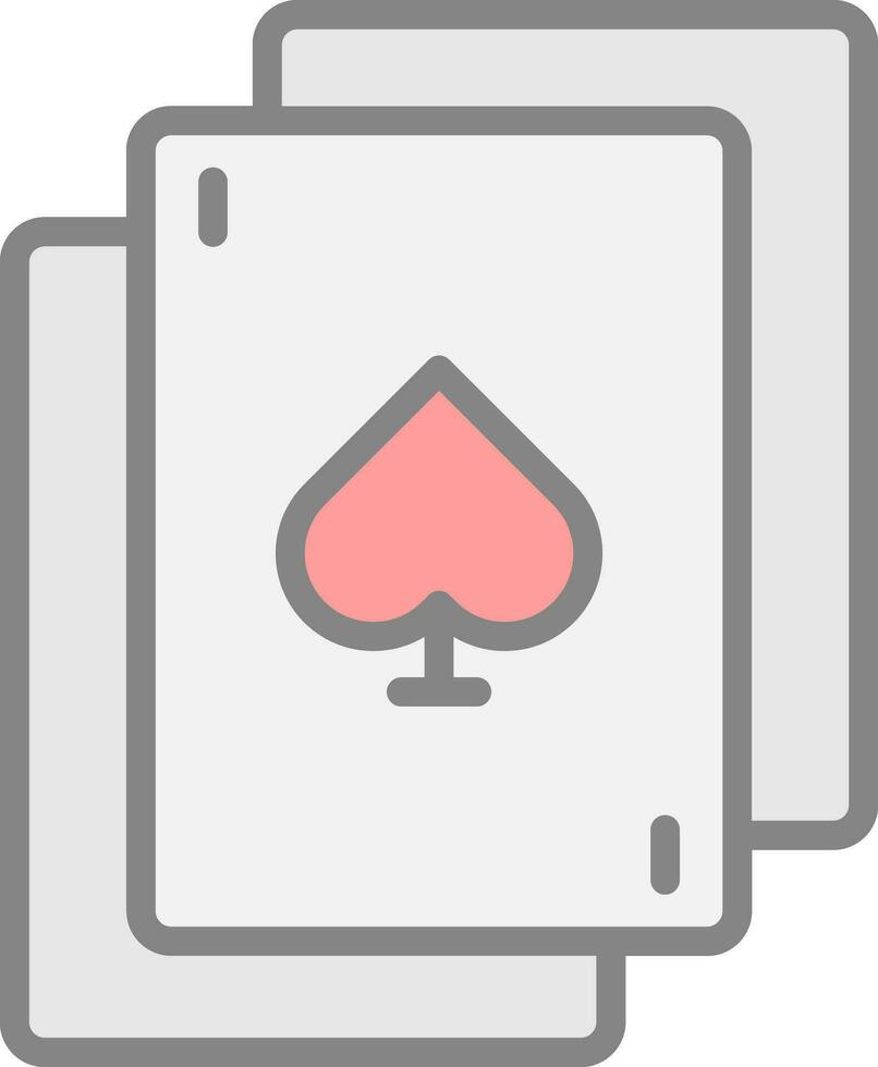 Playing Card  Vector Icon Design
