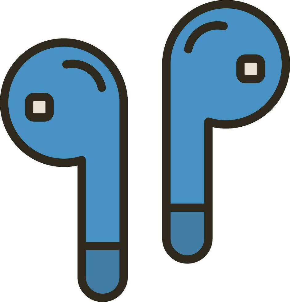 auriculares vector icono diseño