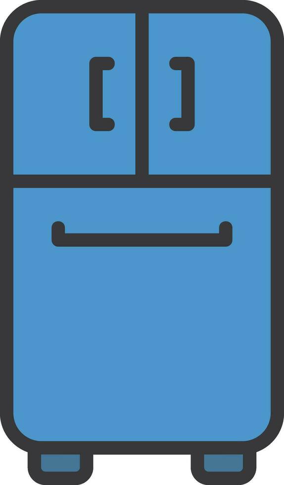 Fridge  Vector Icon Design