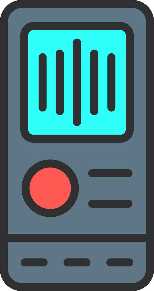 Voice Recorder  Vector Icon Design