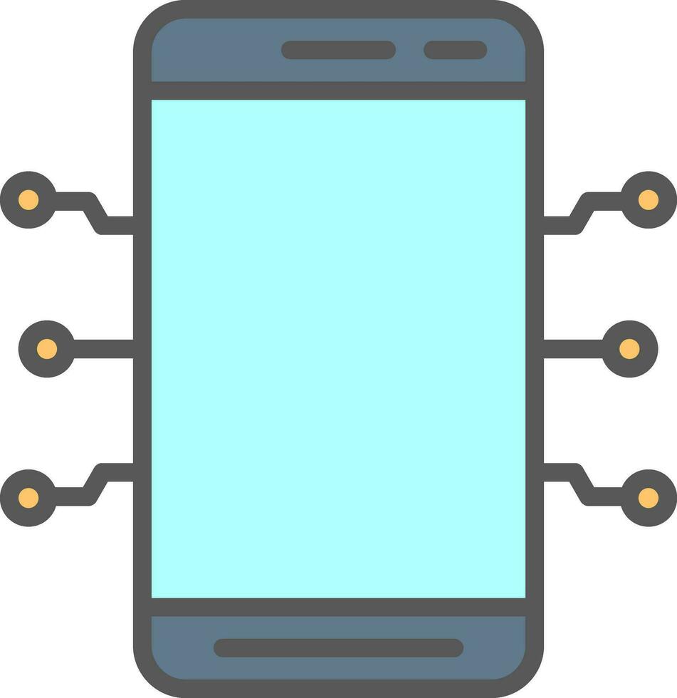 Mobile Technology  Vector Icon Design