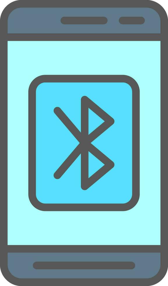 Mobile Bluetooth  Vector Icon Design