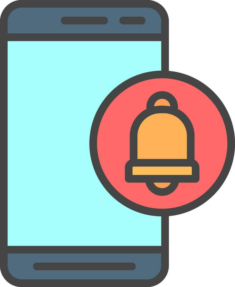 Mobile Alert  Vector Icon Design