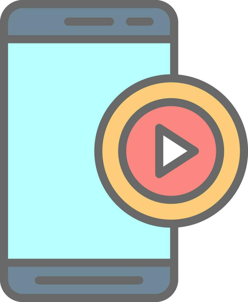 vídeo vector icono diseño