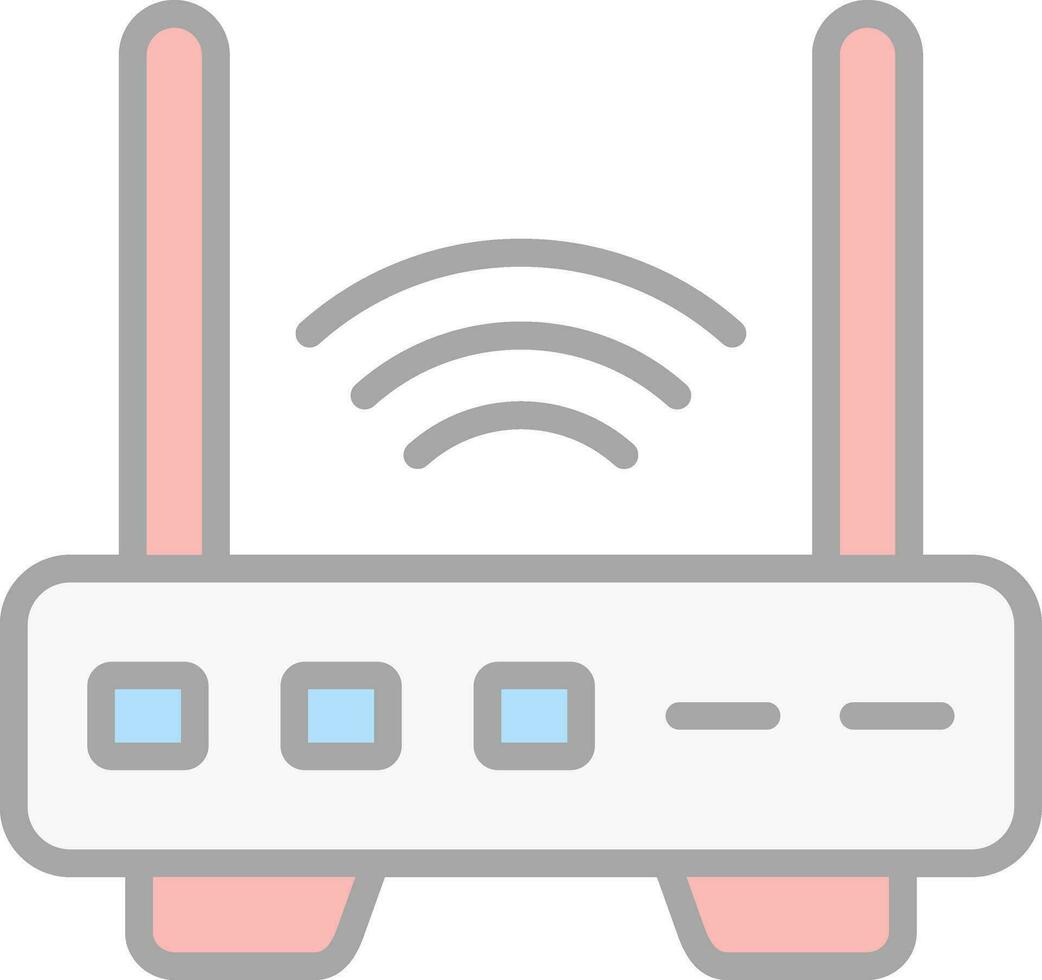 Router  Vector Icon Design