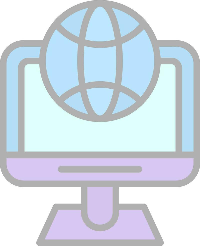 Online  Vector Icon Design