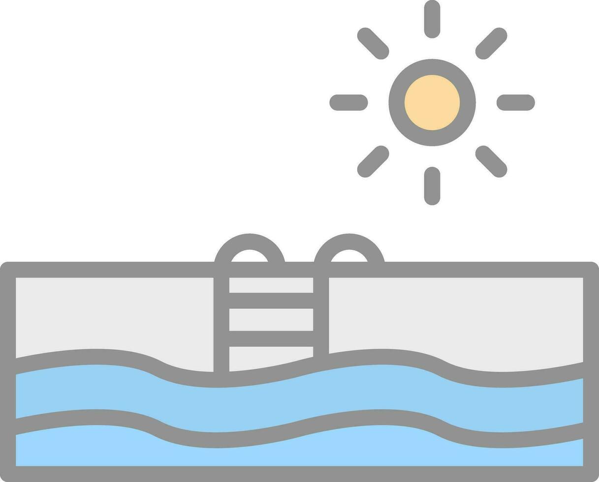 Swimming Pool  Vector Icon Design