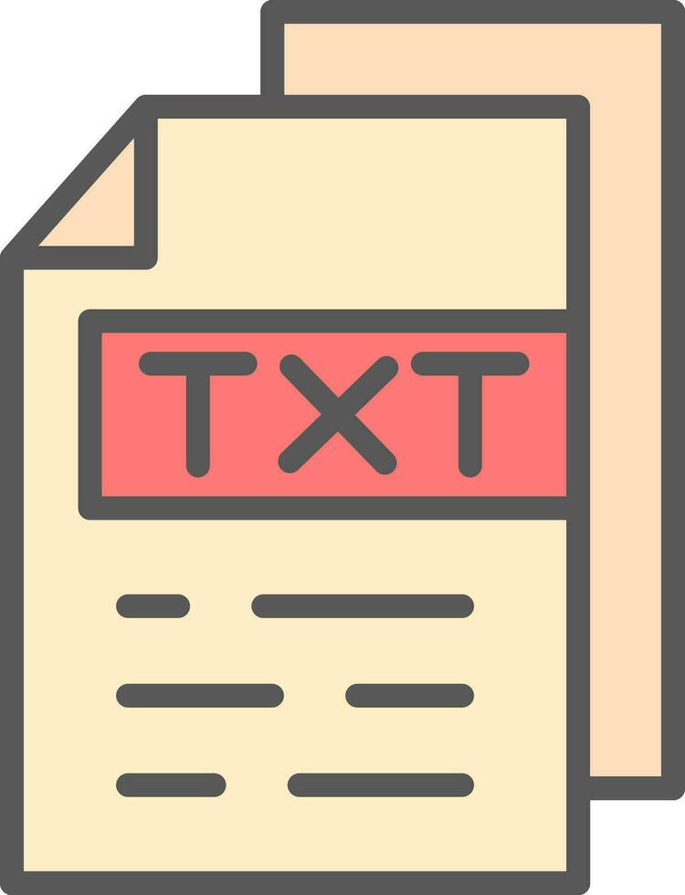 Txt  Vector Icon Design