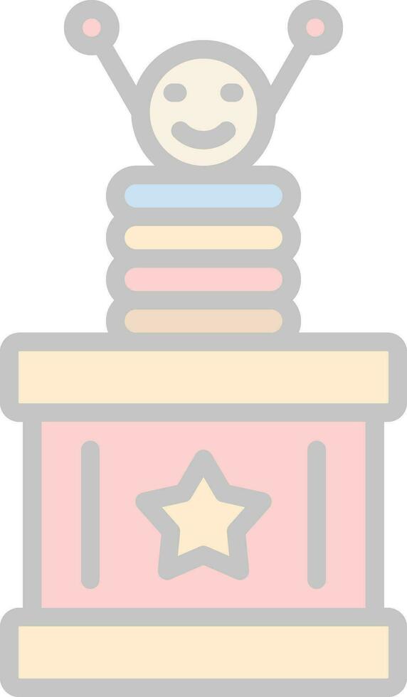 Surprise Box  Vector Icon Design