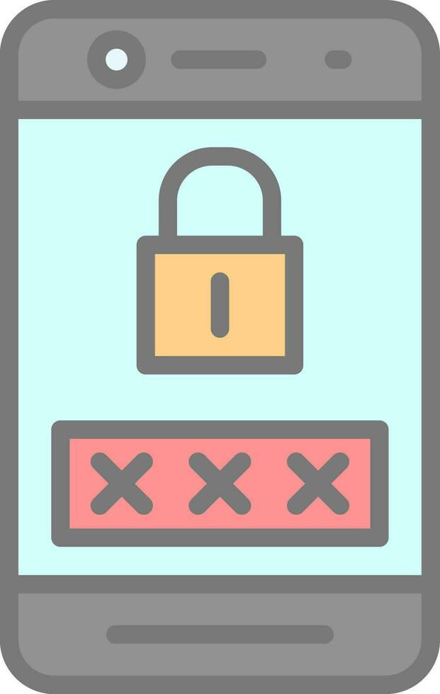Password  Vector Icon Design