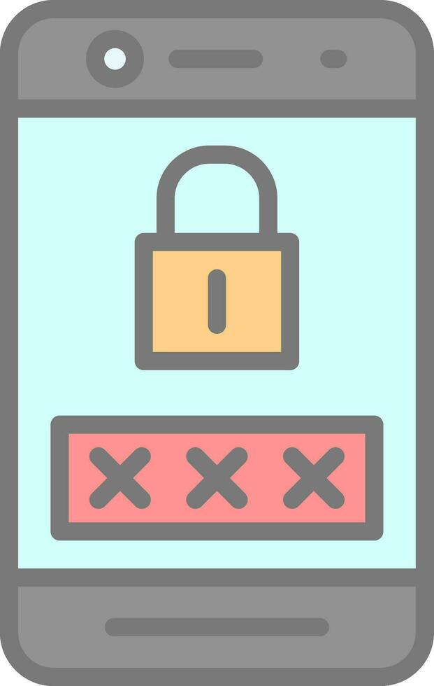 Password  Vector Icon Design