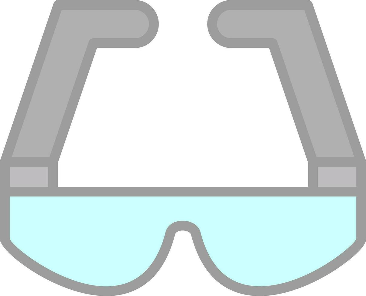 la seguridad lentes vector icono diseño