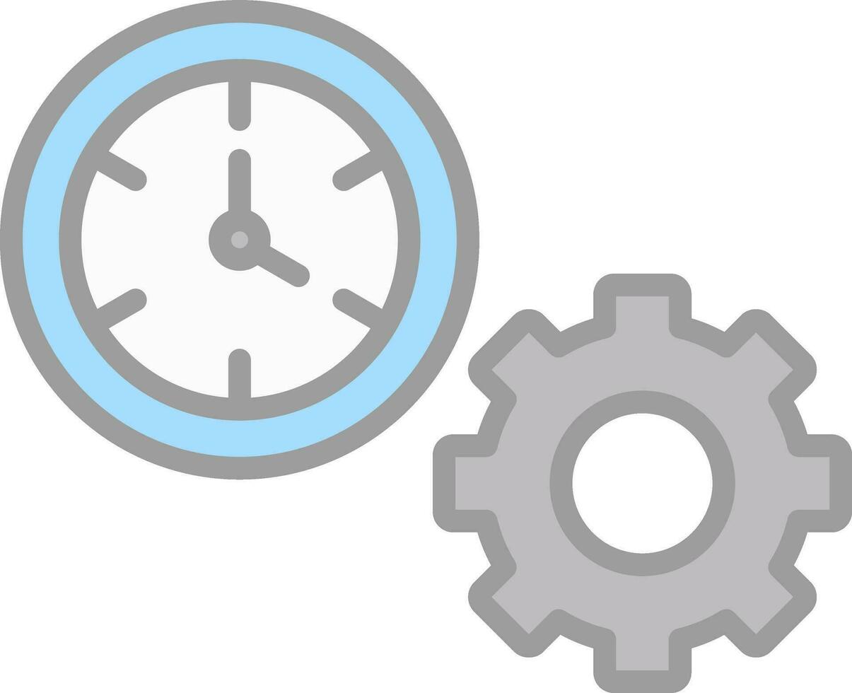 Time  Vector Icon Design