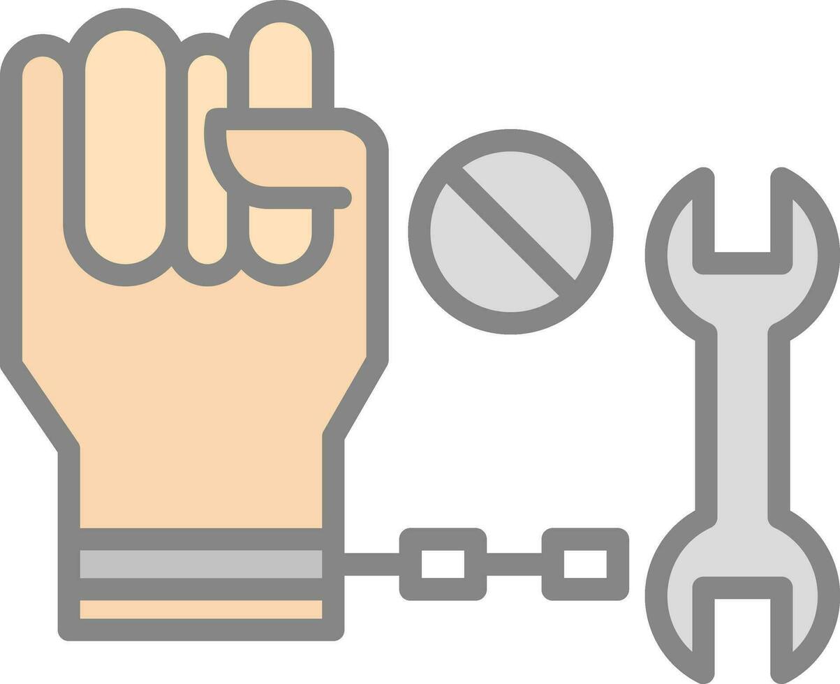 Forced Labour  Vector Icon Design