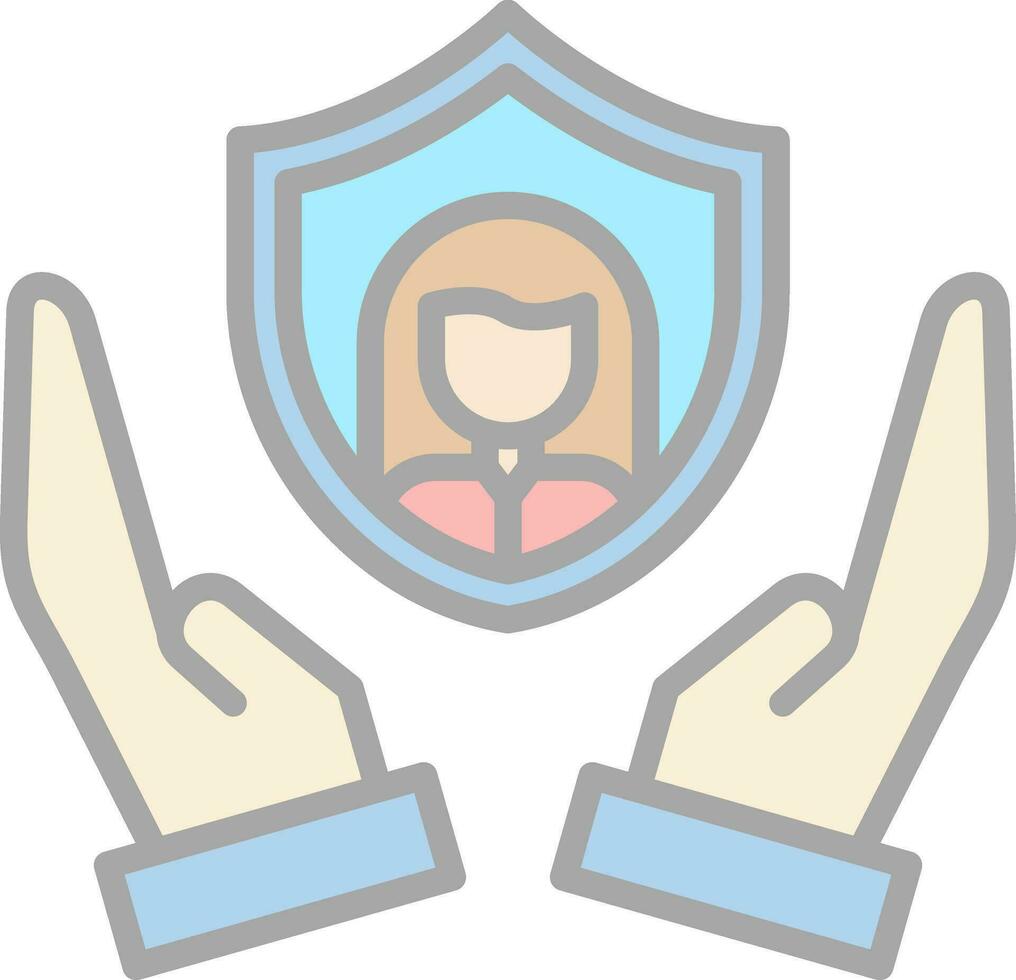 Personal Security Vector Icon Design