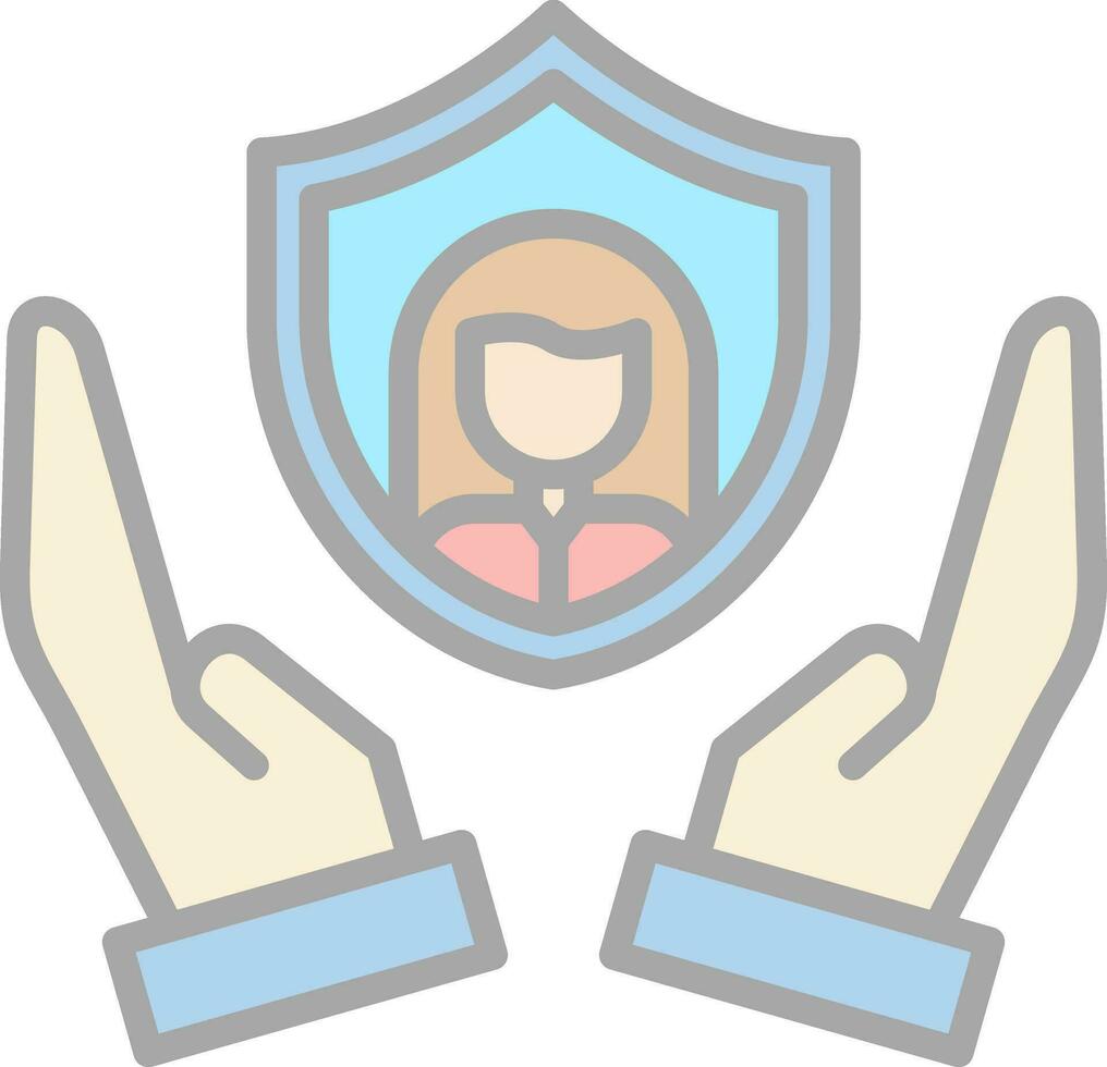 Personal Security Vector Icon Design