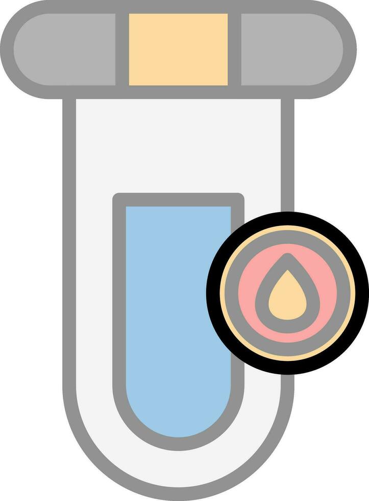 diseño de icono de vector de prueba pcr