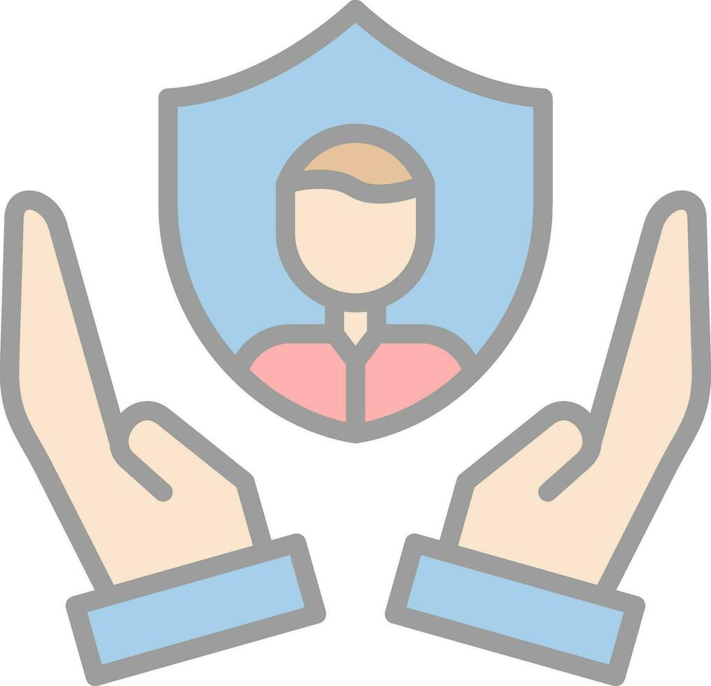 Personal Security Vector Icon Design