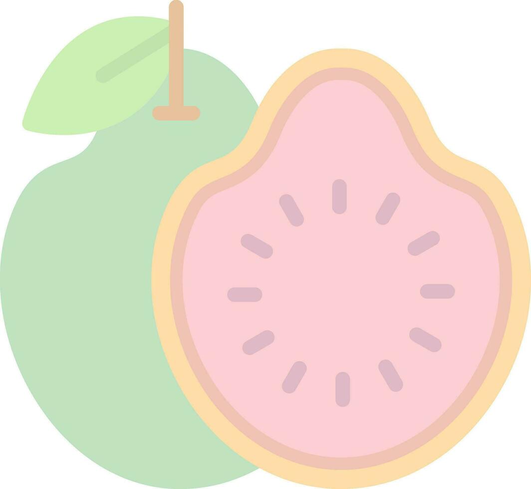 guayaba vector icono diseño