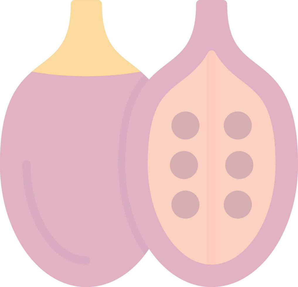 Tamarillo Vector Icon Design