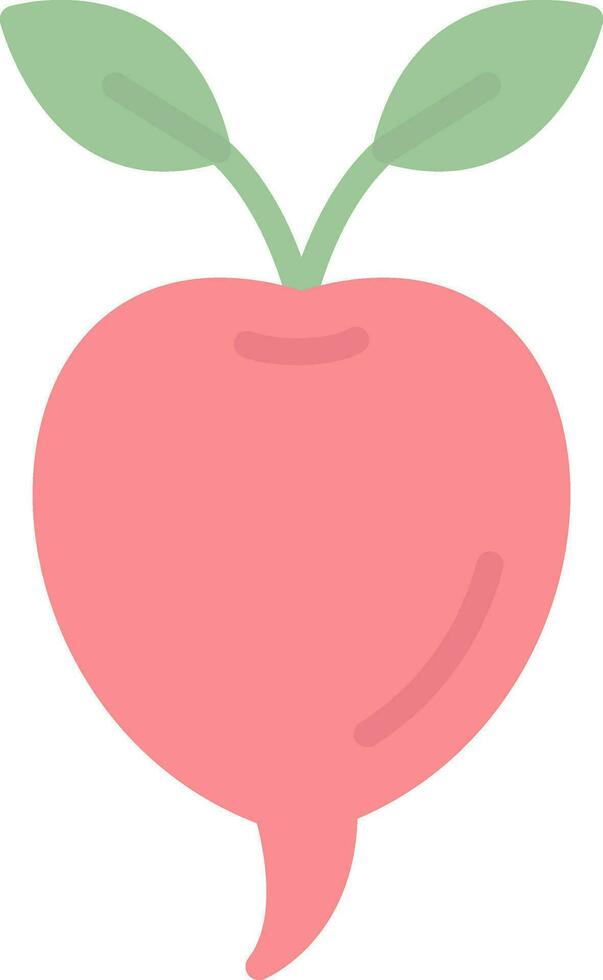 Radish Vector Icon Design