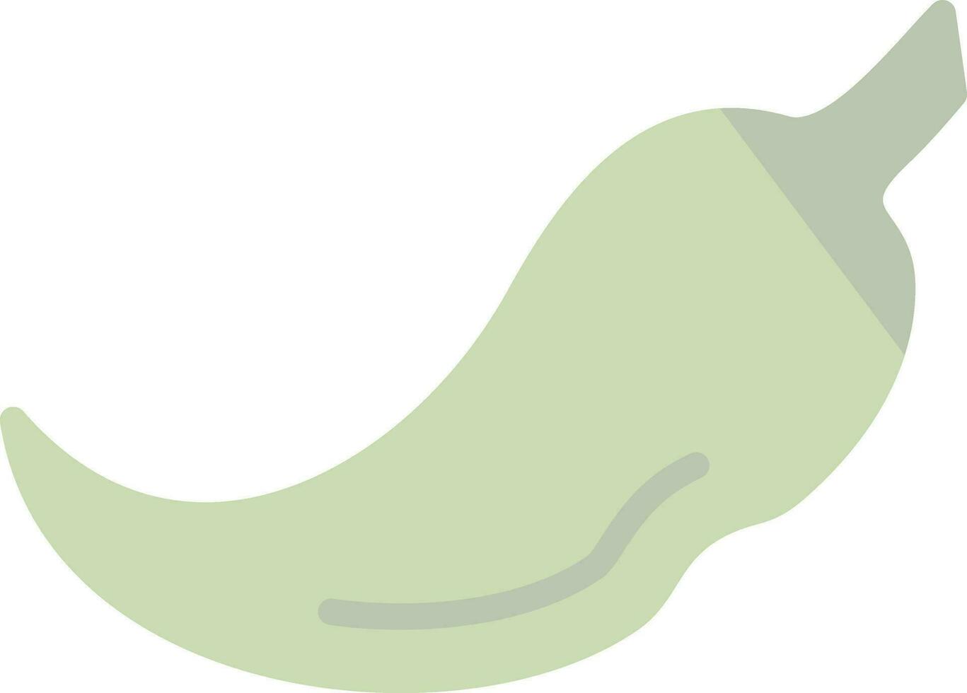 Green Chili Vector Icon Design