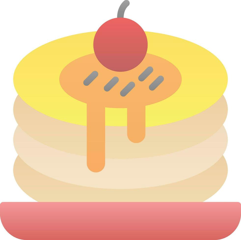 Pancakes Vector Icon Design