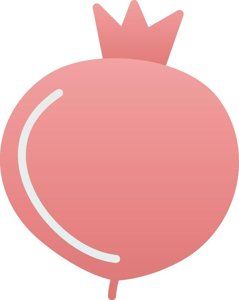 Pomegranate Vector Icon Design