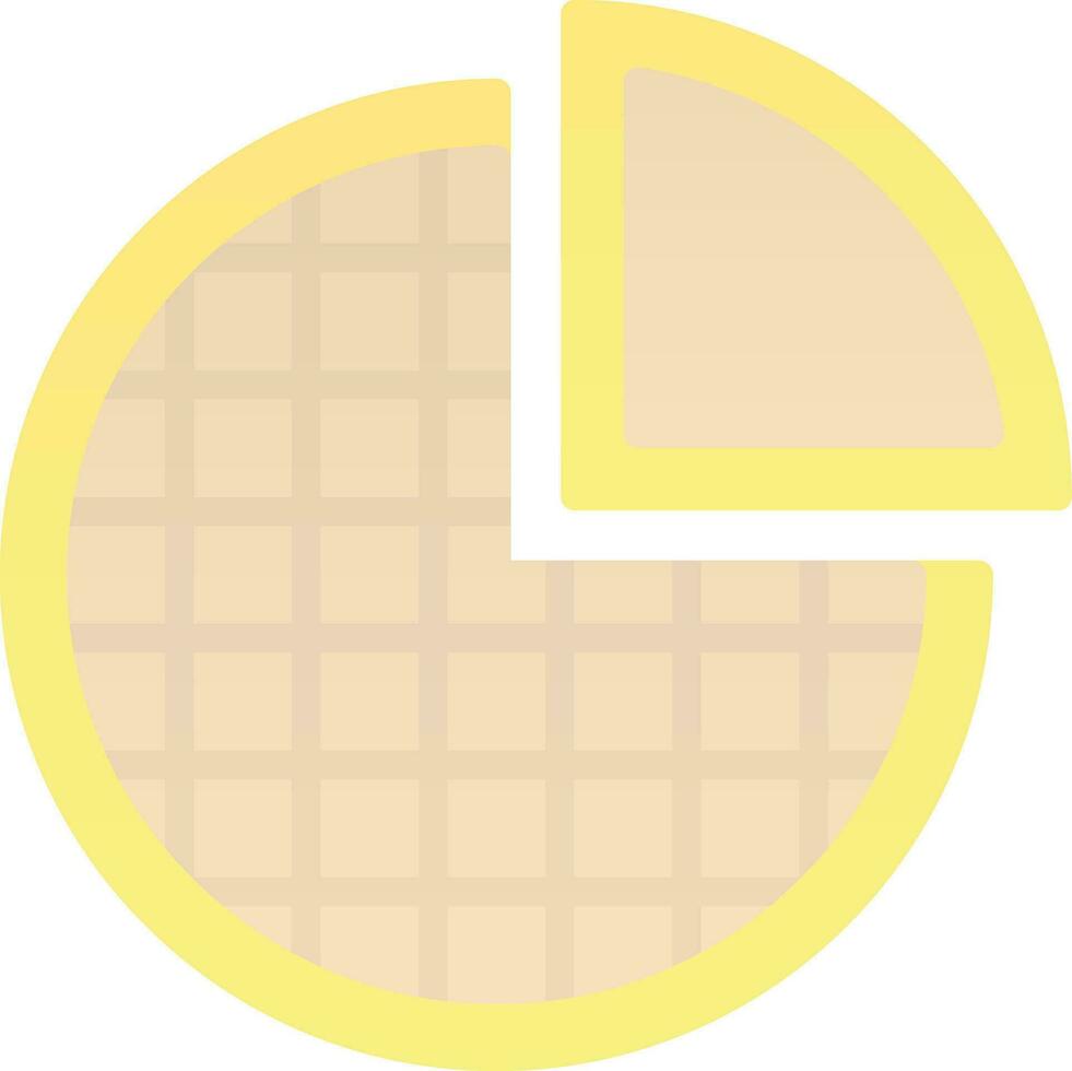 Pie Vector Icon Design