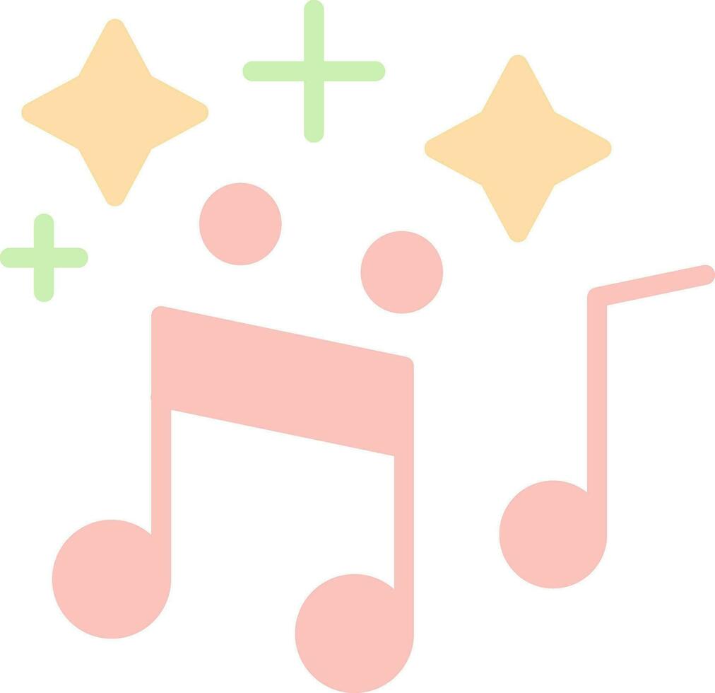 Musical Notes  Vector Icon Design