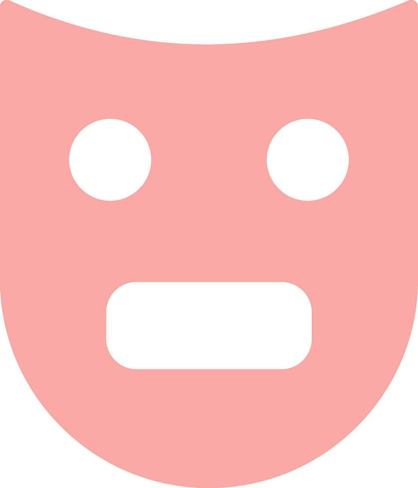 Theatre Mask  Vector Icon Design