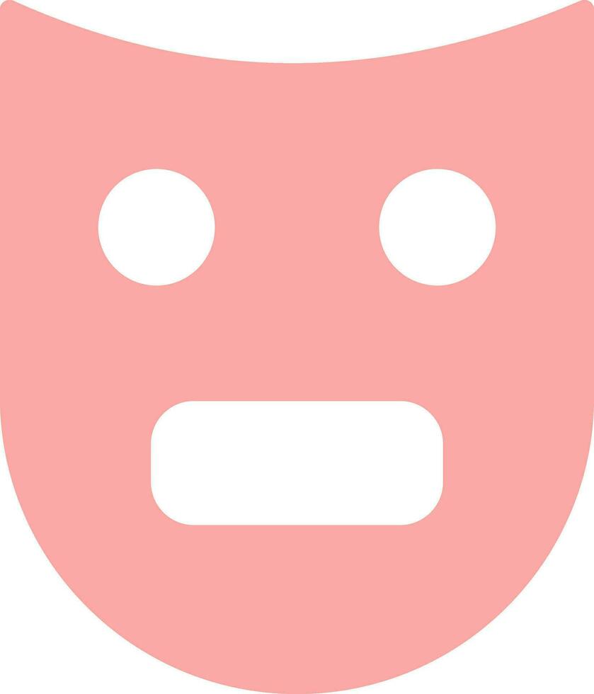 Theatre Mask  Vector Icon Design