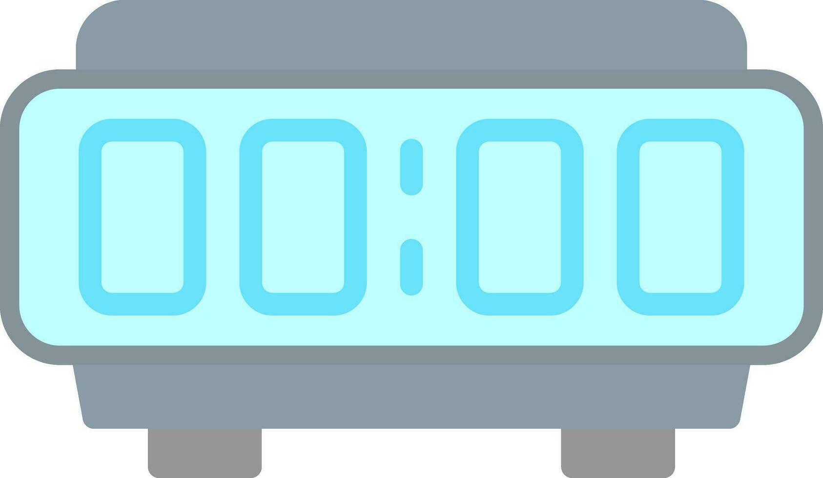 digital alarma reloj vector icono diseño