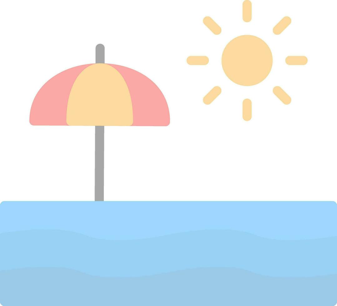 Beach  Vector Icon Design