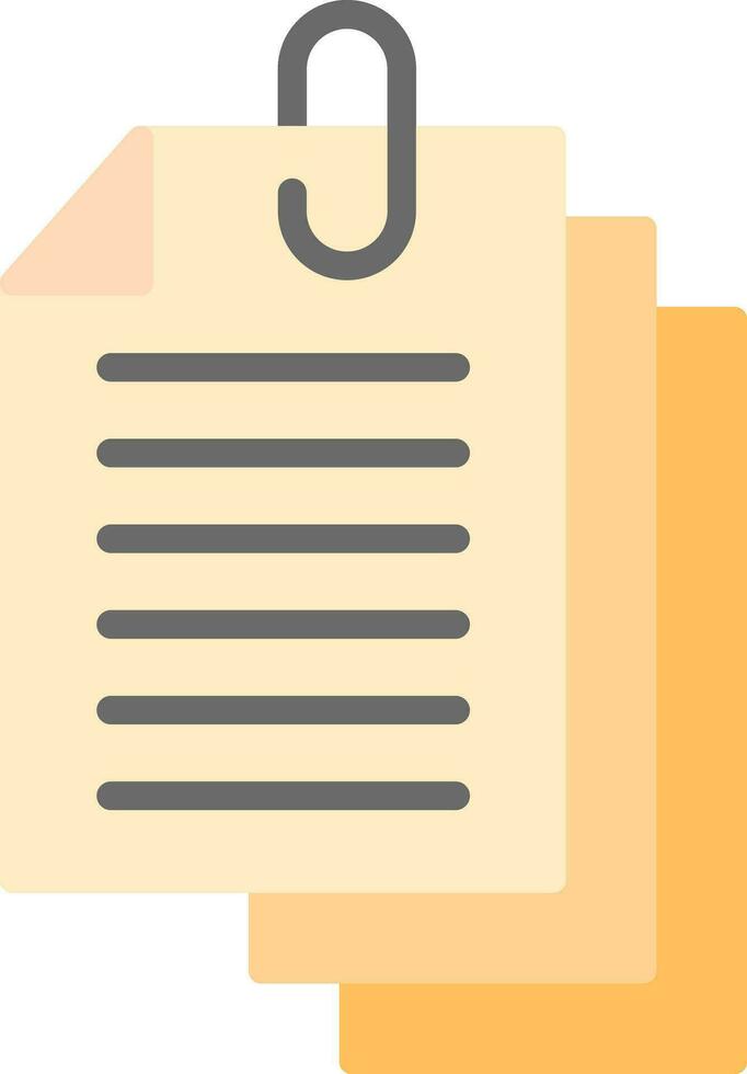 Attached  Vector Icon Design