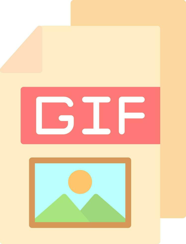Gif  Vector Icon Design