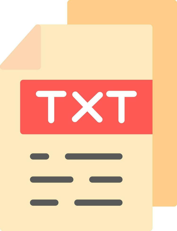 Txt  Vector Icon Design