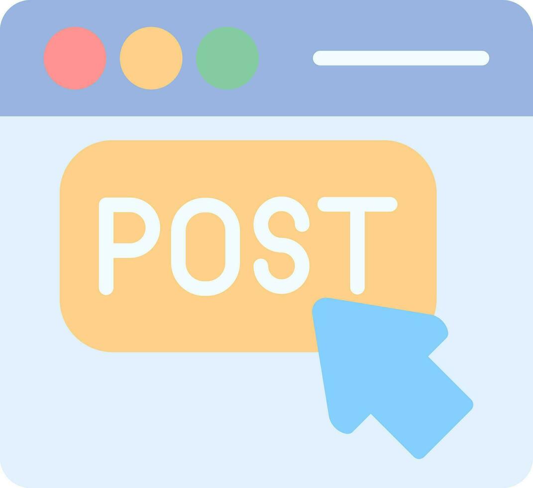 Post  Vector Icon Design