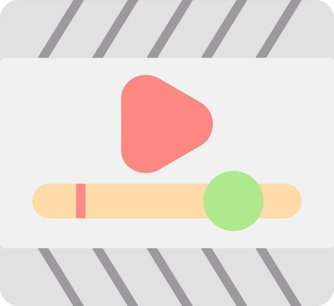 Video Player  Vector Icon Design