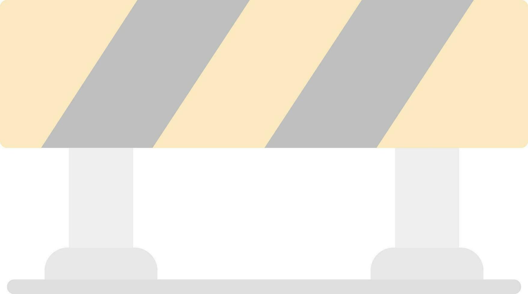 Road Barrier  Vector Icon Design