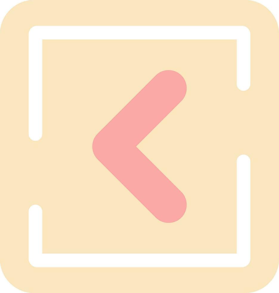 Left Arrow Vector Icon Design