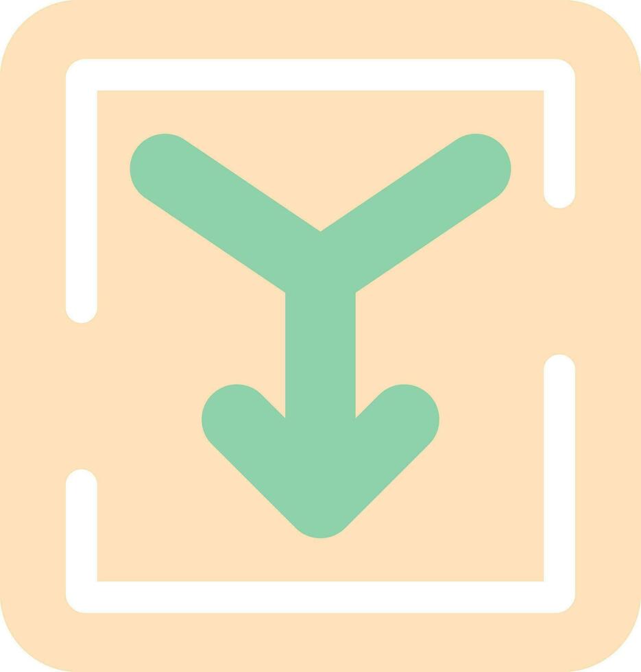 Merge Vector Icon Design